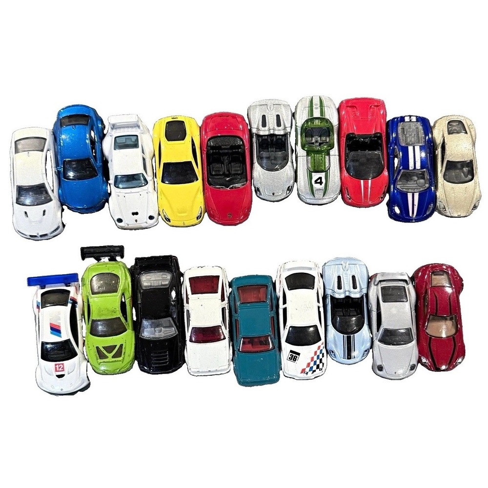 Hot Wheels Lot 19 Loose Porsche Ferrari BMW Aston Martin AE86 Exotic Sports Car